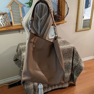 Allsaints tan leather bag